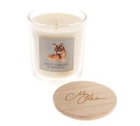Fox Design White Lavender & Chamomile Scented Soy Wax Lidded Boxed Jar Candle