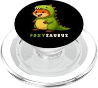 Fox Dinosaur Costume Foxy Saurus Trex Animal Lover Boys Girl PopSockets PopGrip for MagSafe