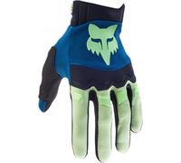 FOX Dirtpaw 2023 Motocross Gloves, black-blue, size M for Men