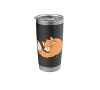 Fox Dreaming Animal Nature Environment red Fox Stainless Steel Insulated Tumbler