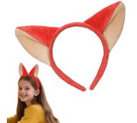 Fox Ears Headband - Cartoon Fox Plush Animal Ears for Christmas Decorations, Fancy Dress Up, Cosplay