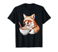 Fox Eating Ramen Noodles Ramen Noodles Fox Ramen Bowl T-Shirt