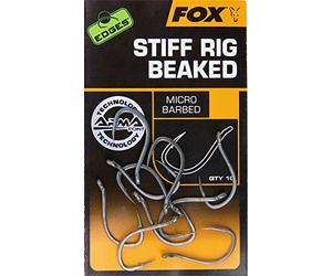 Fox Edges Armapoint Stiff Rig Beaked Hooks Carp Fishing Hooks (Pack of 10)