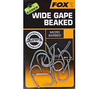 Fox Edges Armapoint Wide Gape Beaked Hooks - 10 Hooks, Size 2, Perfect for Carp Fishing, Boilie Hooks