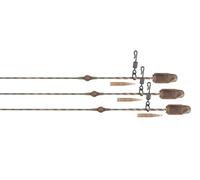 Fox Edges Camo Heli-Clip Rigs - 3 Carp Rigs
