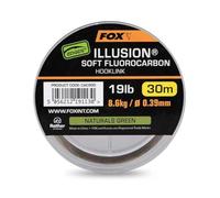 FOX Edges Illusion Soft Fluorocarbon Hooklink Naturals Green 30m: 19lb