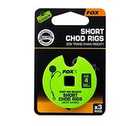 Fox edges micro barbed chod rigs for fishing, Stiff Chod Rig 30lb sz5 Short