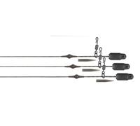 Fox Edges Naturals Heli-Clip Rigs - 3 Carp Rigs