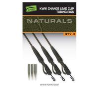 Fox Edges Naturals Kwik Change Lead Clip Tubing Rigs CAC895