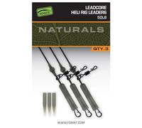 Fox Edges Naturals Leadcore Heli Rig Leaders 50lb CAC853
