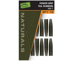 Fox Edges Naturals Power Grip Tail Rubbers Size 7 CAC842