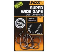 Fox Edges Super Wide Gape Out Turned Eye Micro Barbed Hook: 5
