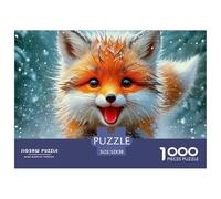 Fox Elegant Jigsaw Puzzle Made for Unhurried Leisure Time, Presenting Fantasy with Understated British Charm And A Balanced Visual Rhythm 52x38cm/1000pcs