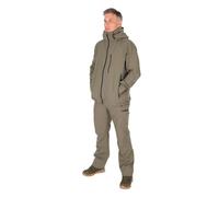 Fox Explorer 20K Jacket Light Olive XL | Carp Fishing Waterproof Jacket | Breathable | Adjustable Visor Hood, Hem and Zip Cuff Straps | External Chest and Internal Pocket | Code CFX501
