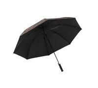 FOX Explorer Brolly 140cm | Camo Carp Fishing Umbrella | Vented Dual Layer | Fiberglass Frame | One Touch Release Mechanism | Double Retaining Straps | Carry Sleeve | Code CUM402