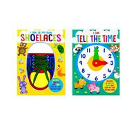 I Can Tie My Own Shoelaces & I Can Tell The Time 2 Books Collection Set(included Practice Shoe & Practice clock and Step By Step Instructions!): I Can Tie My Own Shoelaces and I Can Tell The Time