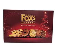 Fox Fabulous Chocolatey Biscuit Selection Assorted Milk White and Dark Chocolate Coated Biscuits 365g & 550g Box with 10 Delicious Biscuits (One Size, Fox's Biscuit Selection 550g)