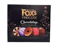 Fox Fabulous Chocolatey Biscuit Selection Assorted Milk White and Dark Chocolate Coated Biscuits 365g & 550g Box with 10 Delicious Biscuits (One Size, Fox's Fabulous chocolate coated biscuit 365g)