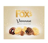 Fox Fabulous Viennese Biscuit Selection 350g | Luxury Assorted Viennese Biscuits | Chocolate & Cream Filled Biscuits | Premium Tea Time Treats Gift Box (pack of 1)