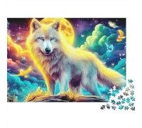 Fox Fantasy Jigsaw Puzzle - 1000 Piece Cartoon Style Relaxing Brain Game & Premium Home Décor (For Everyone 12+)