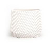 Heusden handmade flower pot made of plant-friendly polystone.