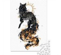 Fox Fires 1000 Piece Jigsaw Puzzle for Adults, 52x38cm/1000pcs, Screen-Free Leisure, Weekend Downtime And Year-Round Leisure