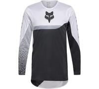 FOX Flexair Fracture Motocross Jersey, black-grey-white, size L for Men