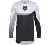 FOX Flexair Fracture Motocross Jersey, black/white/grey, size XL