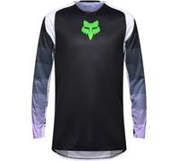 FOX Flexair Grid Motocross Jersey, black-purple, size L for Men