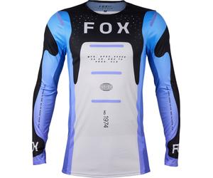 FOX Flexair Magnetic Motocross Jersey, black-white-purple, size 2XL for Men
