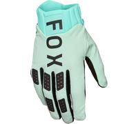 FOX Flexair Motocross Gloves, black-turquoise, size S for Men