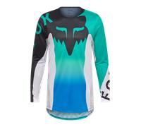 FOX Flexair Spire Motocross Jersey, black-white-blue, size M for Men