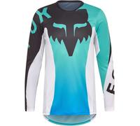 FOX Flexair Spire Youth Motocross Jersey, black-blue, size XL