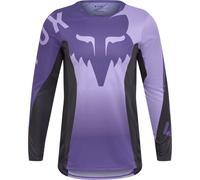 FOX Flexair Spire Youth Motocross Jersey, black-purple, size S