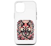 Fox Flower Pattern Floral Animal Aggro Fable Teeth Case for iPhone 12/12 Pro