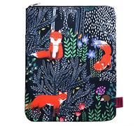 Fox Forest Book Covers with Zipper 11" x 8.5" Fox Gift for Girls