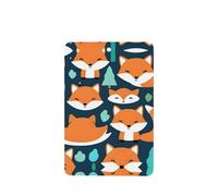 Fox Forest Happy Cut Pattern Car Air Fresheners 6 Pcs Rectangle Hanging Aromatherapy Tablets Scented Fresheners For Bedroom Bathroom