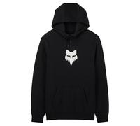 Fox Fox Head Fleece Pullover Hoodie Black