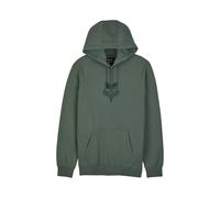 Fox Fox Head Fleece Pullover Hoodie Hunter Green