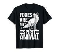 Fox Foxes are My Spirit Animal Nature Totem T-Shirt