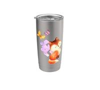 Fox, Foxes, Foxy, Forest Animal, Family, Red Fox, Cute Stainless Steel Insulated Tumbler