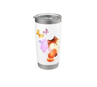Fox, Foxes, Foxy, Forest Animal, Family, Red Fox, Cute Stainless Steel Insulated Tumbler
