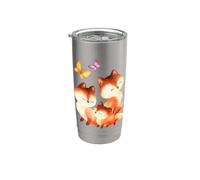 Fox, Foxes, Foxy, Forest Animal, Family, Red Fox, Cute Stainless Steel Insulated Tumbler
