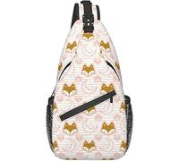 Fox Foxes Sling Backpack,Casual Crossbody Shoulder Backpack Sling Bag Chest Daypack for Men Women Sport Hiking Gym