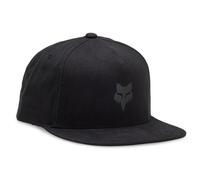 Fox FoxHead Snapback Hat One Size Black/Charcoal