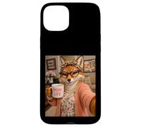 Fox Foxy Selfie Meme Humor Mom Mommy Cute Love Appreciation Case for iPhone 15 Plus