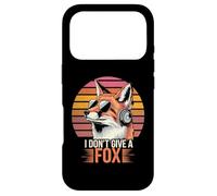 FOX Funny I Don't Give A Fox Case for iPhone 17 Pro