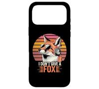 FOX Funny I Don't Give A Fox Case for iPhone 17 Pro Max
