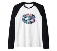 Fox Furries Be Different Furry Wolf Raglan Baseball Tee