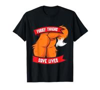 Fox Furry Thighs Save Lives Proud Furry Pride Fandom T-Shirt